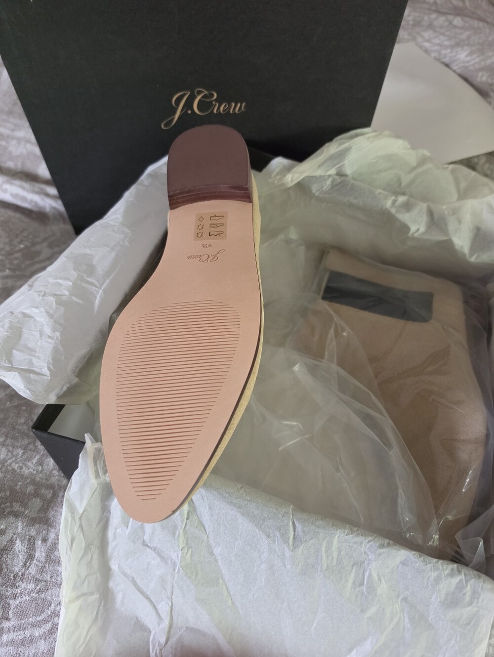 J. Crew Brand New Beige Suede Chelsea Ankle Boots - Women's - Picture 3 of 4
